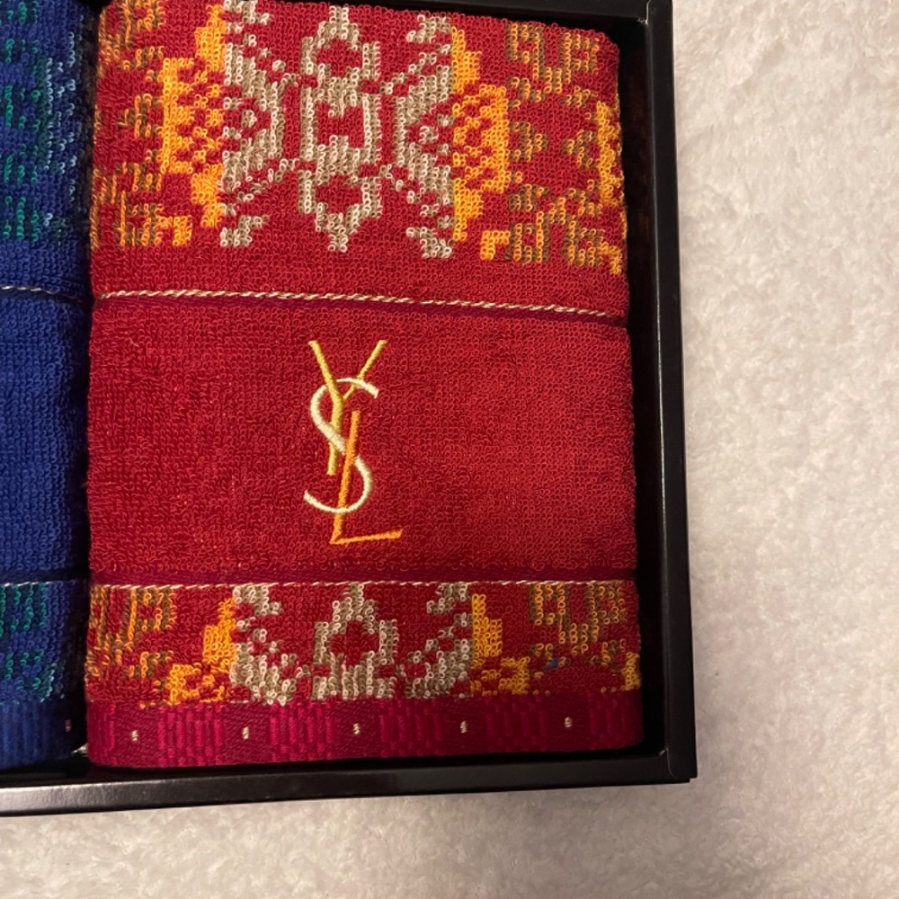 Vintage Yves Saint Laurent Towel Set – New in Box YSL rare the Collection - Picture 6 of 8